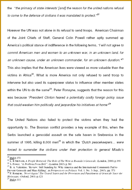 Example essays Skills Hub University of Sus 8k0Ku International Security Victims of Genocide page 7 JPG 784547