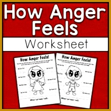 An anger management worksheet to help students identify how their bo s feel when they are angry 220219