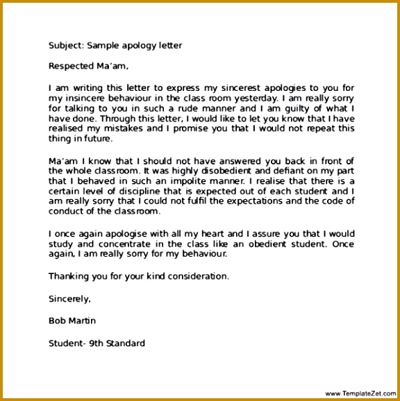 Apology letter teacher see Apology Letter Teacher Famous Depiction For Talking In Class with medium image 578576