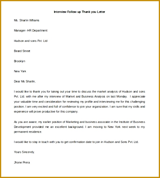 Free Thank You Letter Templates – 35 Free Word Pdf Documents for Appreciation Letter Sample Template 604544