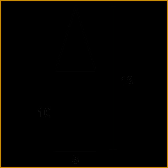 Find the areas of the posite figures 558558