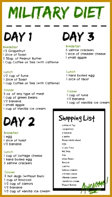 It only takes three days on this Military Diet 385219