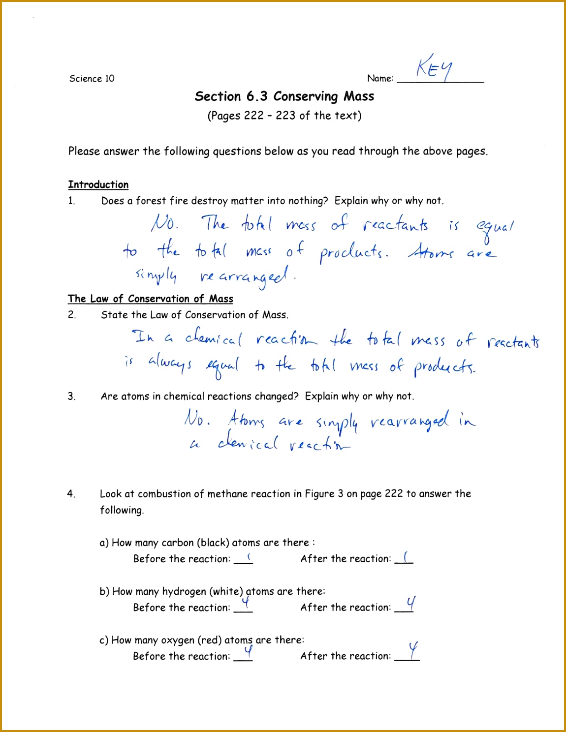 Mr kaspricks science 10 class cr3 represent chemical reactions 65 countig atoms worksheet cottarizona 14881150