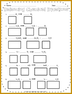 Balancing Chemical Equations 325251