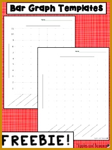 FREE Bar Graph templates with and without a scale for a variety of data 292219