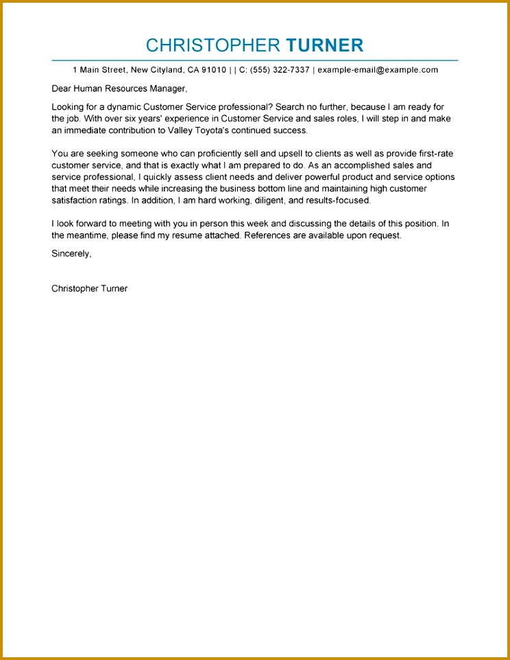 Best Customer Service Cover Letter Examples tks3z Customer Service Job Seeking Tips Create My Cover Letter 962744