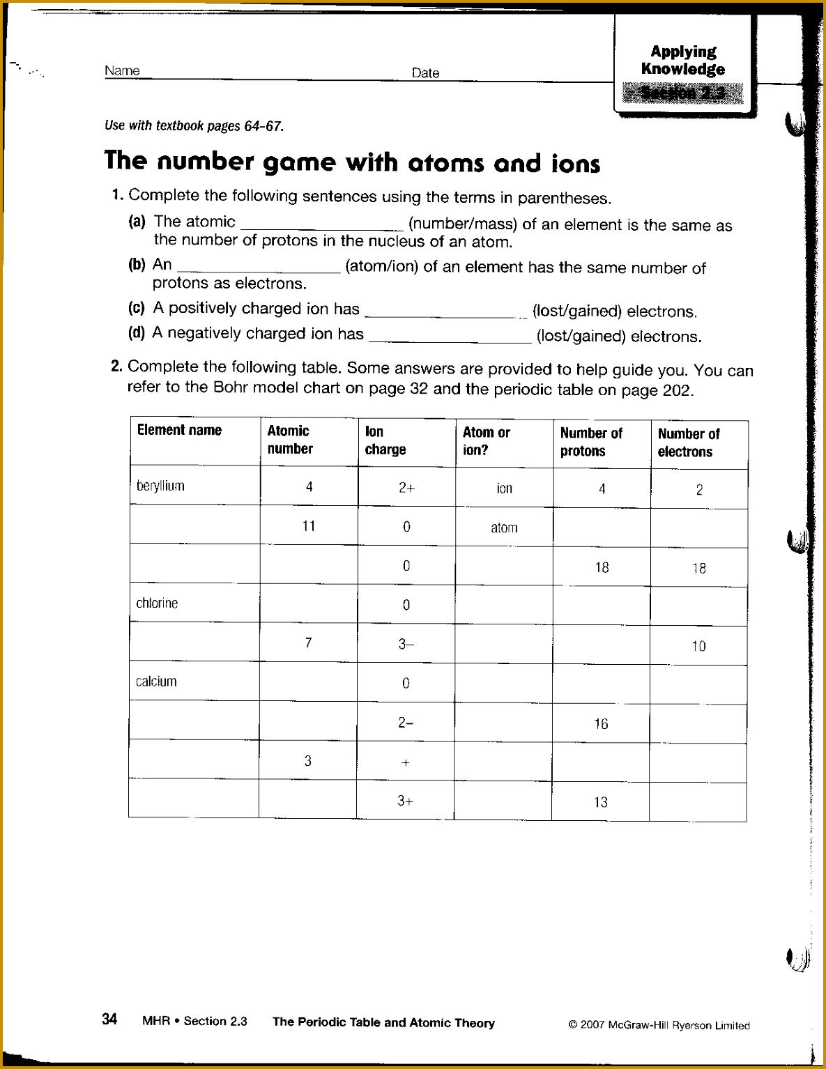 Isotope worksheets worksheets for all and share isotope worksheets cottarizona 15341185