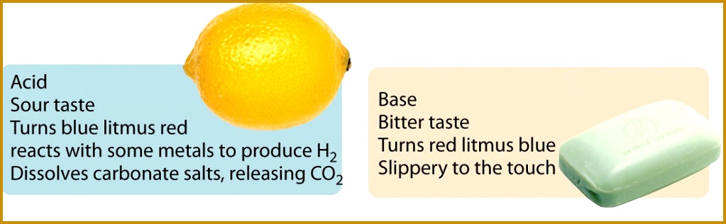 and caused color changes in plant dyes that differed diametrically from the changes caused by acids e g turning red litmus paper blue 3161023