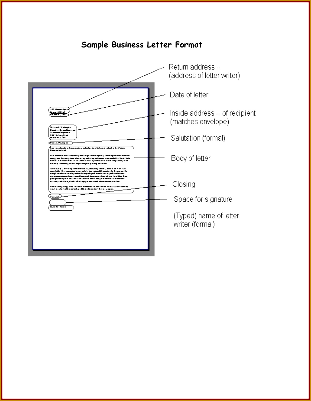 letter format address block best of great business letter format sample free printable rental lease of letter format address block 15531204