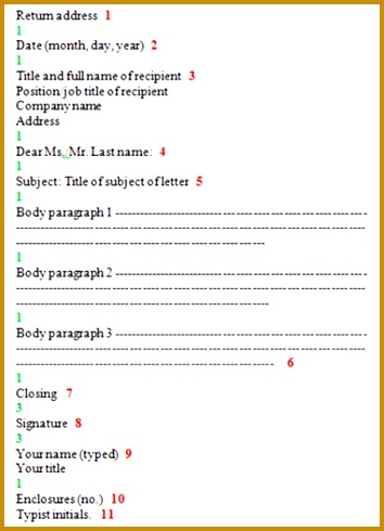 Businessletterformat 490354