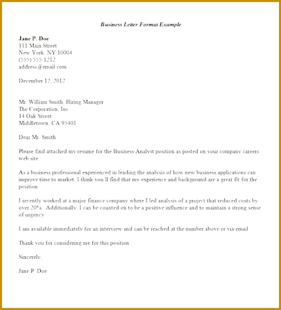 business letter format business letter business letter template business letter sample how 617558