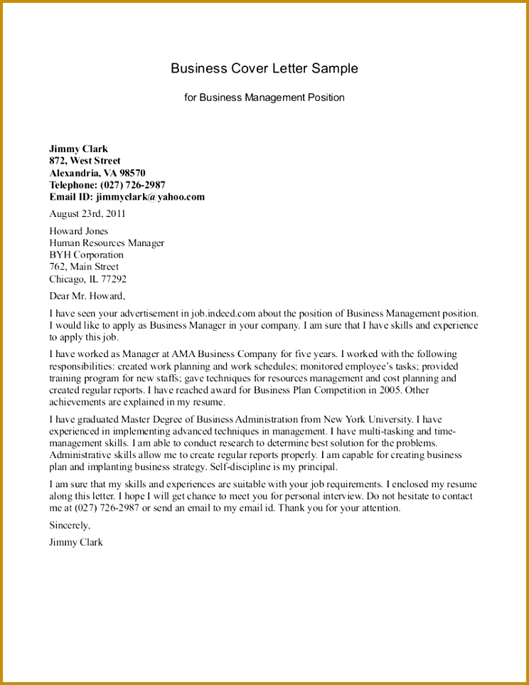 Collection Solutions 24 Business Cover Letter Example Cover Letter Examples Business Brilliant Sample Business 963744