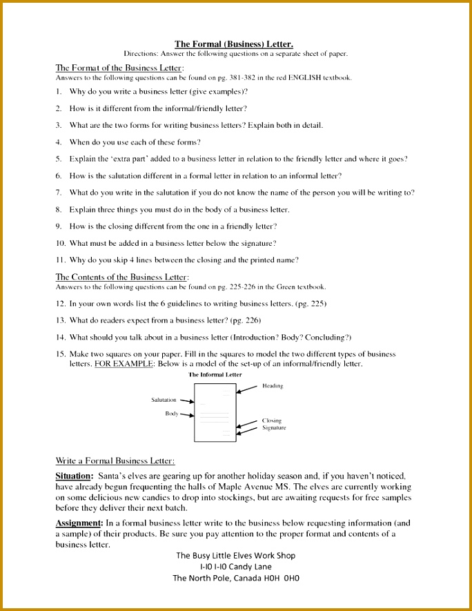 Best Formal Letter Template Ideas Resume 885684
