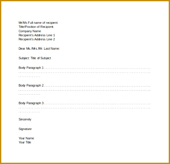 formal letter to a pany formal business letter format 29 free documents in formal letter to a pany 525544