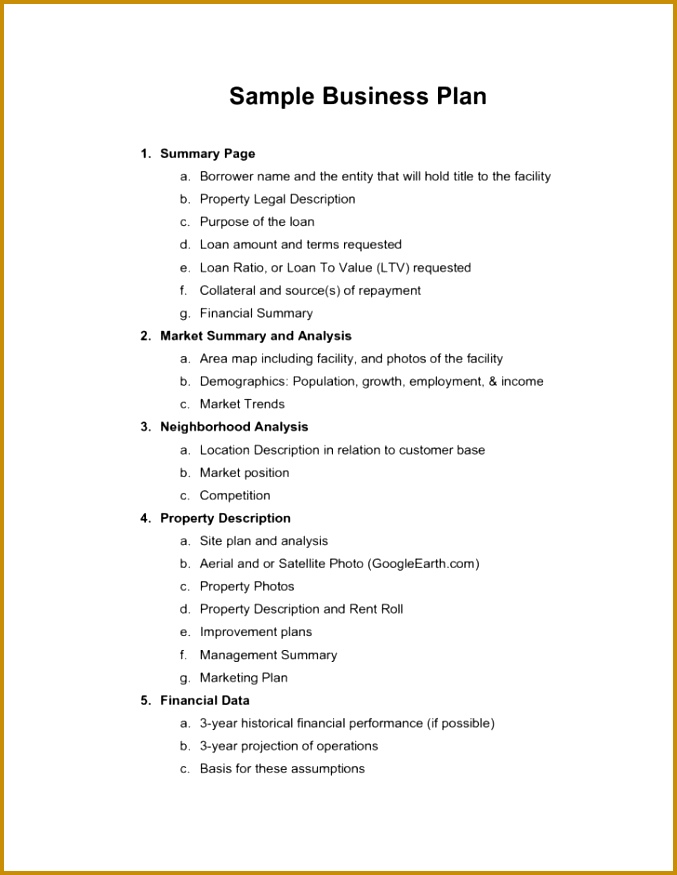 5 Child Care Business Plan Template FabTemplatez