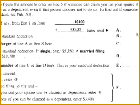 How to plete a 1040EZ Tax Form How to File a 1040EZ Dependents Worksheet 334446