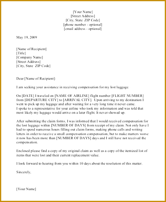 plaint letters free sample example format and premium writing product plaint letter sample 678558