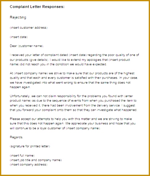 response letter sample 001 571487