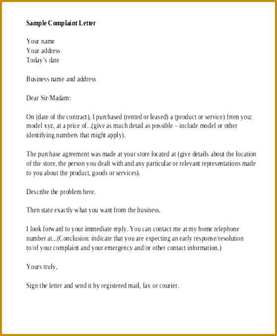 plaint Letter Examples Rude Customer Service plaint Letter Sample Rude Customer Service plaint Letter Sample 678558