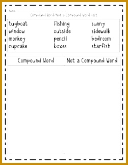 worksheet for sorting pound words 325251