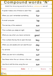 pound words worksheets 325226