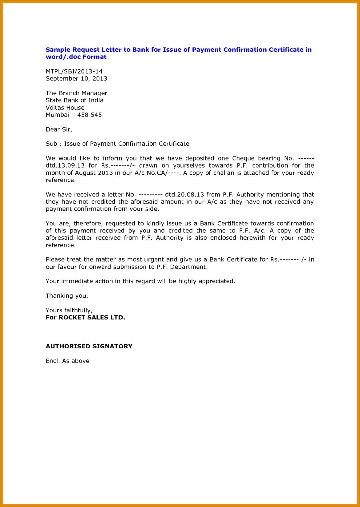 bank confirmation letter format 10 16491171