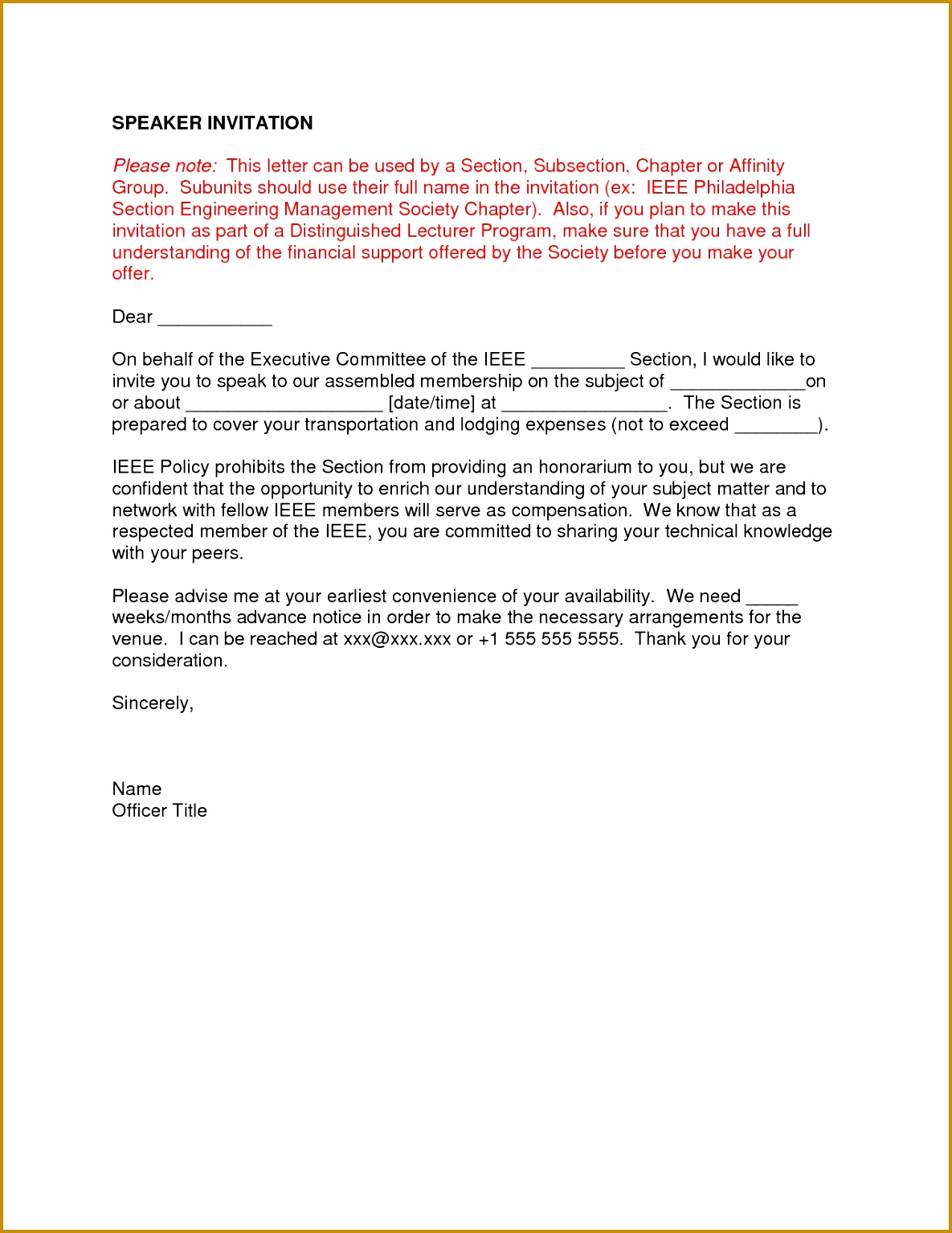 Invitation Letter Format For Prayer Meeting Best Best s Speaker Confirmation Letter For Church Sample 15341185