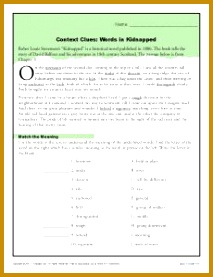 Context Clues Worksheets for 4th and 5th Grade 277213