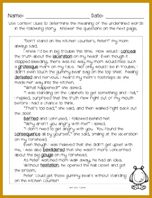 Context Clues Worksheets No Prep Printables and Anchor Charts 3rd 5th grade 286219