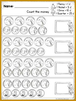 Counting Money Worksheets Counting Coins Worksheets First and Second Grade 325244
