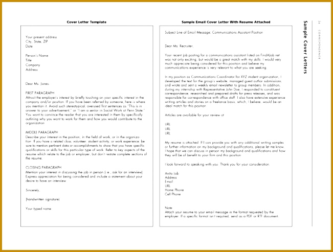 Cover Letter Email Sample Email Cover Letter Email Cover 493651