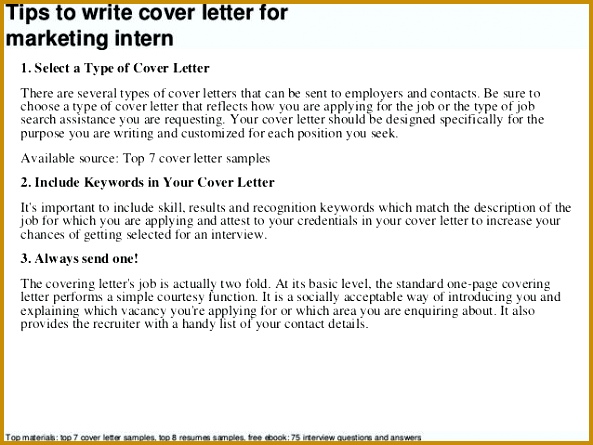 cover letter template for internship cover letter internship marketing department cover letter for internship sample within 593445