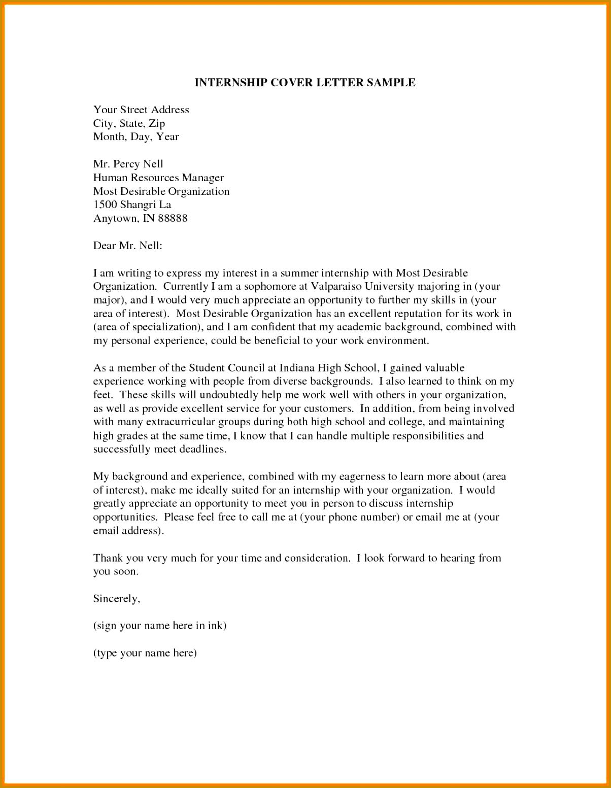 8 cover letter examples internship 15531204