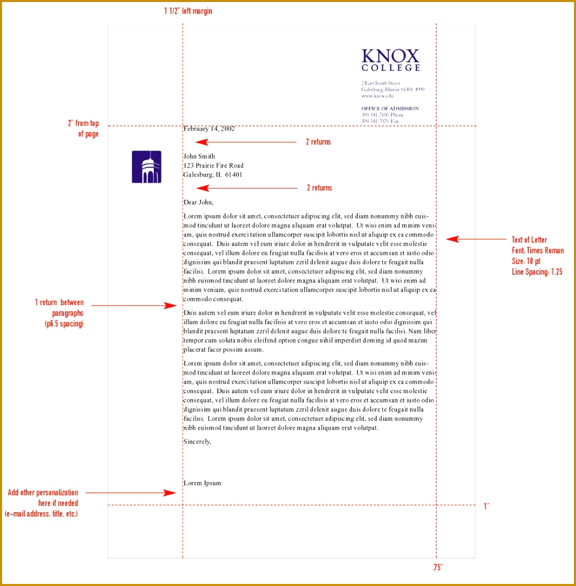 Cover Letter Format Spacing 11641145