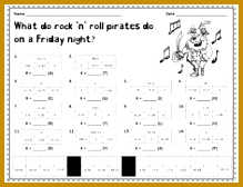 Talk Like a Pirate Day Math Freebie from The Pensive Sloth 4th 5th 168219