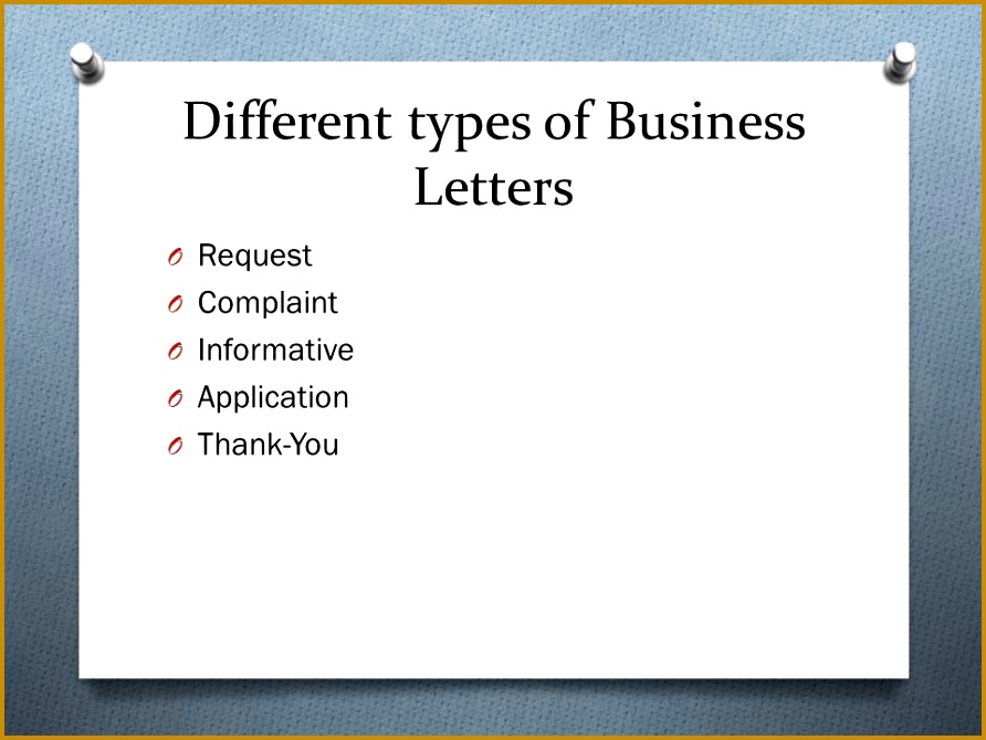 Different types of Business Letters 669892
