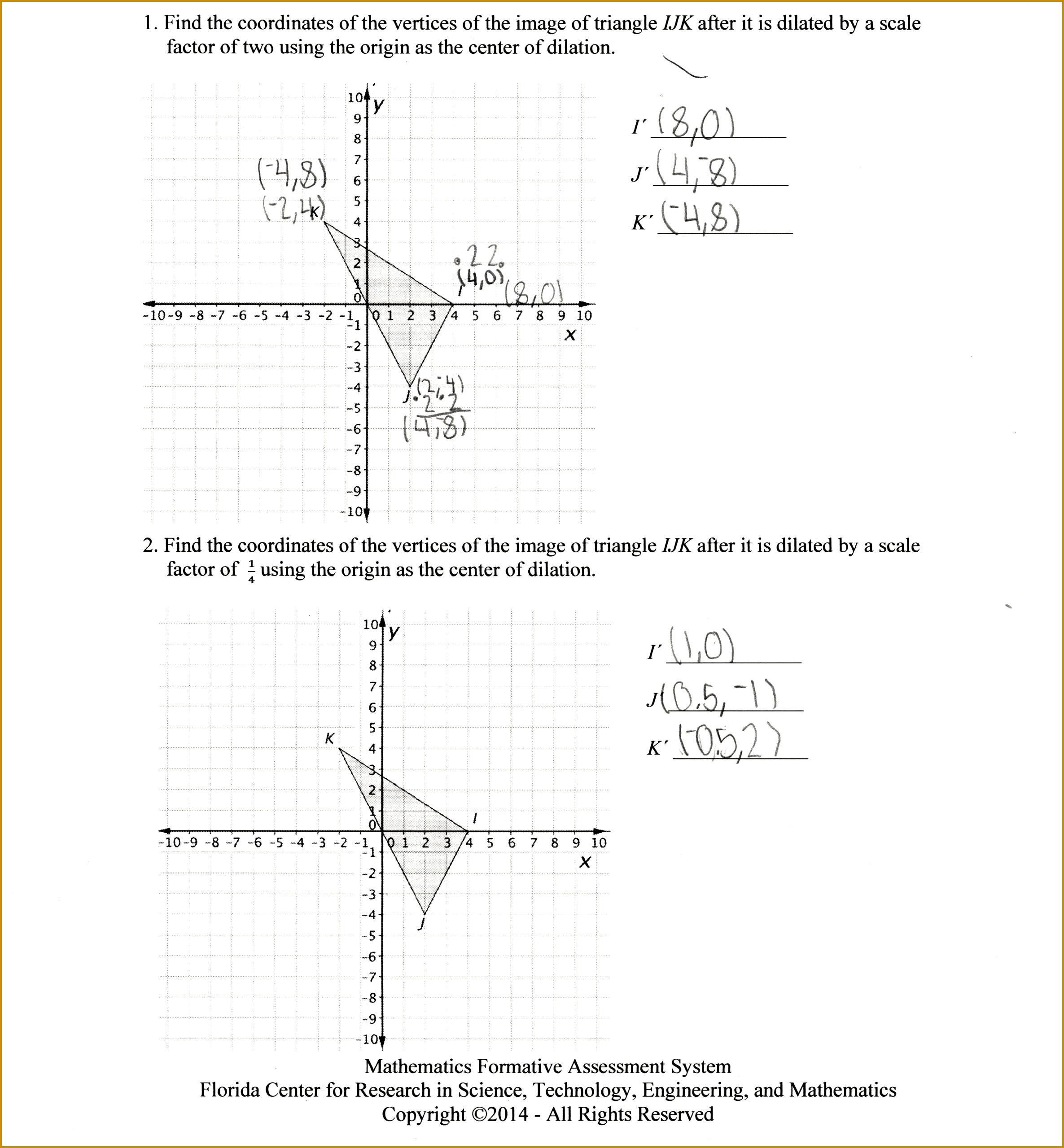dilations-and-similarity-worksheet-answers