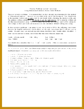 2 pages Dimensional Analysis Worksheet 1 1 217167