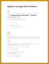 3 pages Solving Weighted Average Problemsc 217167