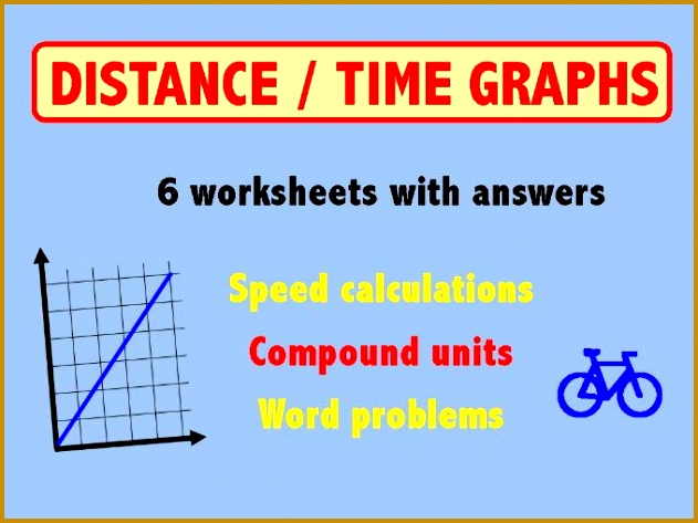 Distance Time Graphs 6 worksheets 473631