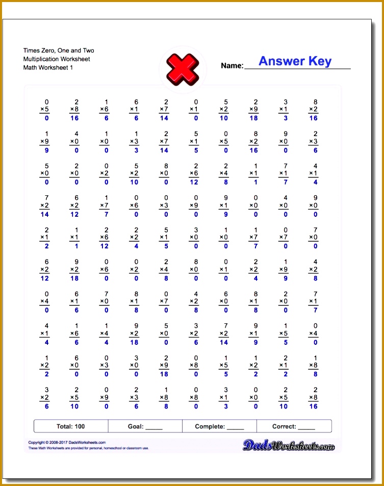 72 Multiplication Worksheets 953753