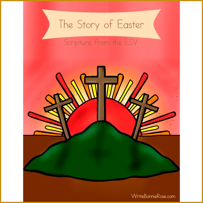 The Story of Easter Coloring Book with Print Copywork 711711