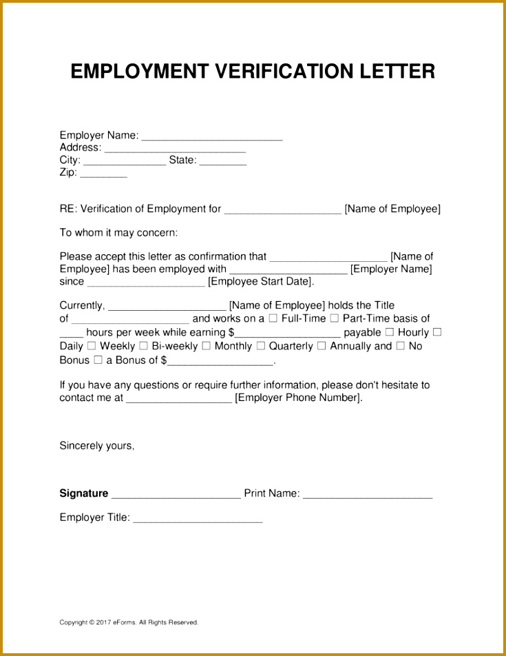 Free Employment In e Verification Letter Template Sample pertaining to Employment Verification Letter Template 952735