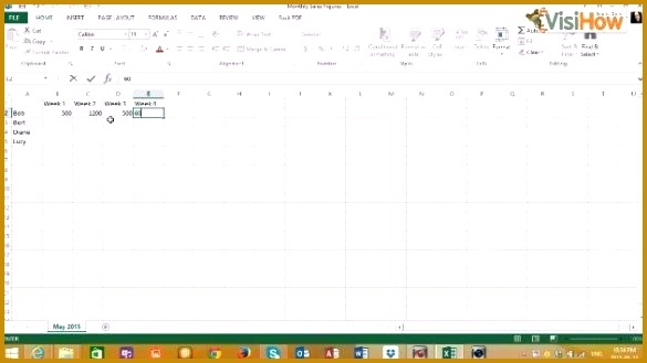Create Project from a Blank MS Excel 2013 workbook4 canvas461 329585
