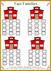 Learn about the relationships between numbers with these fun fact family worksheets and activities Find more Grade math lessons & activities 301219