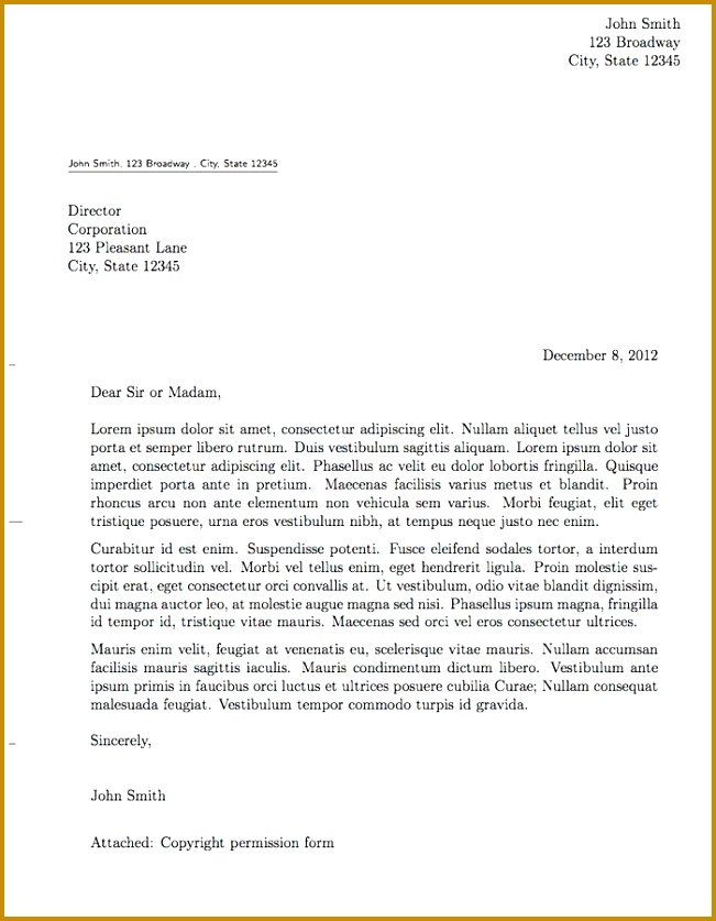 full size formal letter this template uses the scrlttr proper standard samples business format example 837651