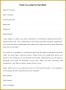 6 formal Thank You Letter Email Template