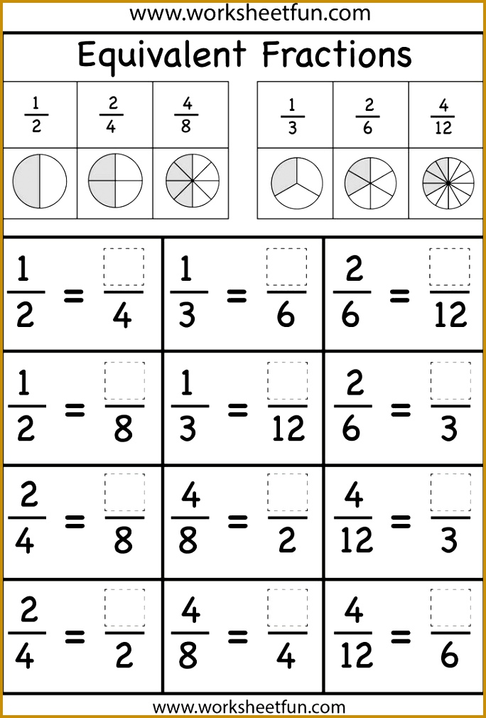 Explore Fractions Worksheets and more 1010684