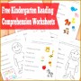 6 Free Kindergarten Worksheets