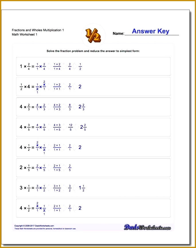 The worksheets on this page have various types of practice for multiplying fractions Included are problems that focus on cross cancelling which is a skill 865684